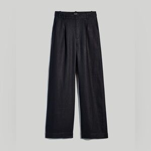 Madewell Tall Harlow Wide-Leg Pant in 100% Linen, 16T